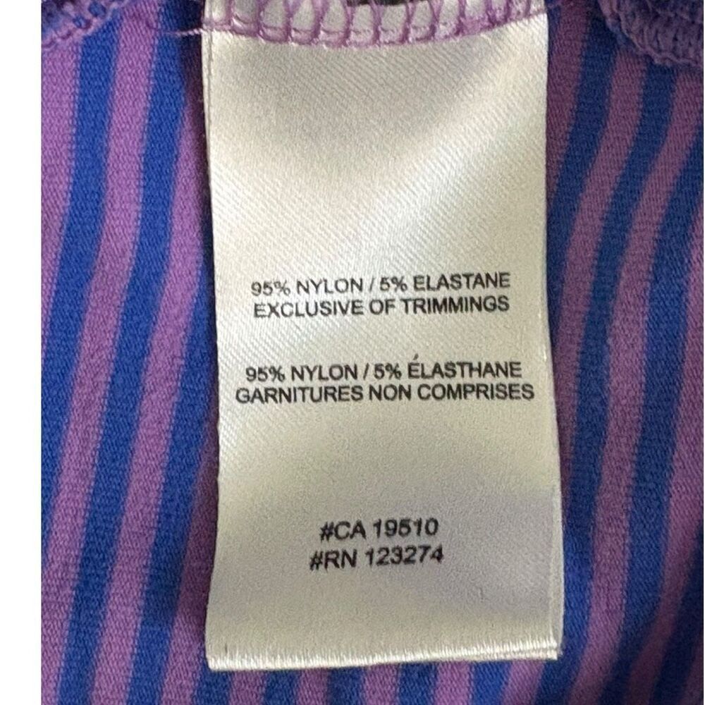 Lole full zip jacket purple blue stripe Size Medium Workout, fitness - Picture 5 of 6